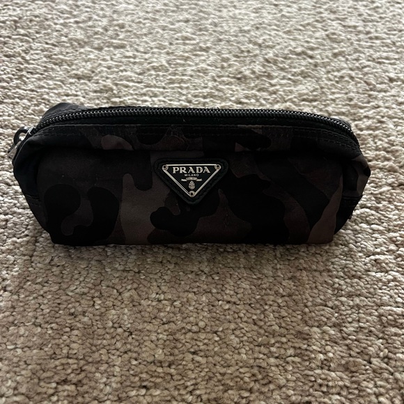 Prada Handbags - Prada Camouflage Makeup Bag